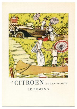Le Rowing (Canoeing-Paddling). 1920s Fashion and Sport